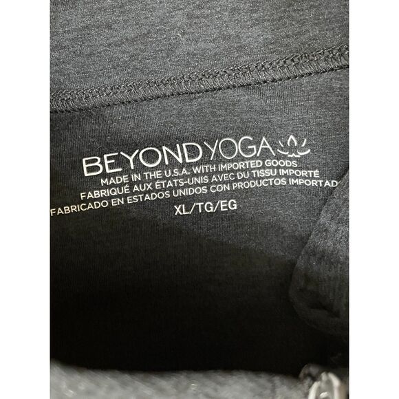 Beyond Yoga Spacedye On The Go Women's XL Black Jacket Polyester Track Mock Neck - Picture 3 of 7
